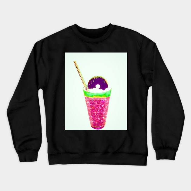 Donut milkshake no. 4 Crewneck Sweatshirt by asanaworld